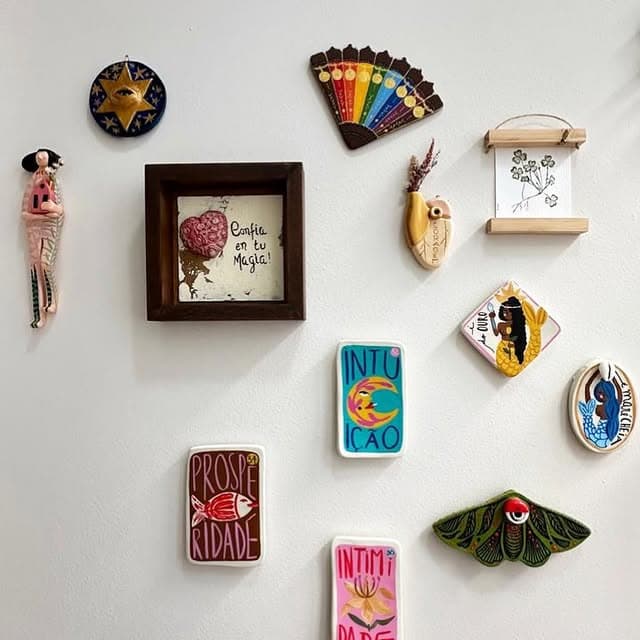 Post do Instagram do Ateliê Wackholz sobre decoração artesanal